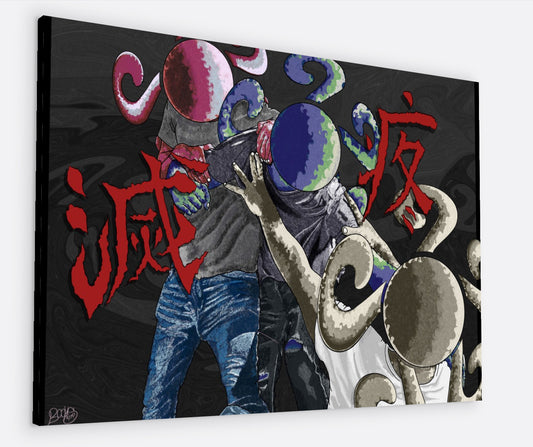 “ME VS MYSELF” CANVAS