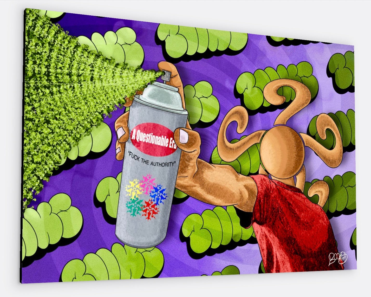 “FUCK THE AUTHORITY” CANVAS