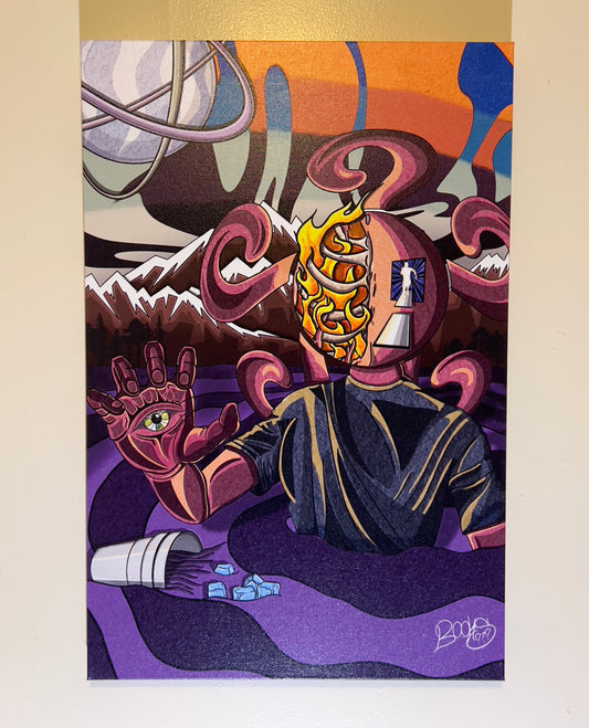 “SPILLED MY FEELINGS” CANVAS